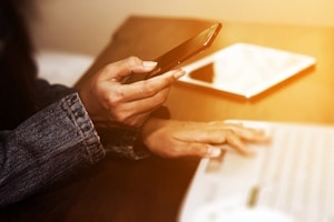 Sie können auch per App Ihren Arbeitsnachweis dokumentieren und abrufen.