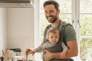 Wie lange darf ein Vater Elternzeit nehmen? Genauso lange wie die Mutter.