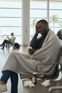 Krank im Urlaub: Das Arbeitsrecht sieht für diesen Fall klare Regeln vor.